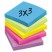 ULTRA COLOR NOTES, 3 X 3, FIVE COLORS, 14 100-SHEET PADS/PACK
