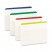 DURABLE FILE TABS, 2 X 1 1/2, STRIPED, ASSORTED STANDARD COLORS, 24/PACK