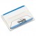 DURABLE FILE TABS, 2 X 1 1/2, STRIPED, BLUE, 50/PACK