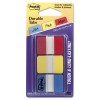 DURABLE FILE TABS, 1 X 1 1/2, ASSORTED STANDARD COLORS, 66/PACK