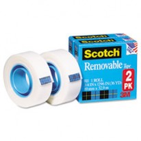 REMOVABLE TAPE 811-2PK, 3/4