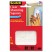 MOUNTING SQUARES, PRECUT, REMOVABLE, 11/16 X 11/16, CLEAR, 35/PACK