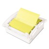 CLEAR TOP POP-UP NOTE DISPENSER FOR 3 X 3 SELF-STICK NOTES, WHITE