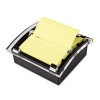 CLEAR TOP POP-UP NOTE DISPENSER FOR 3 X 3 SELF-STICK NOTES, BLACK