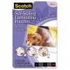 SELF-SEALING LAMINATING POUCHES, 9.5 MIL, 4 3/8 X 6 3/8, PHOTO SIZE, 5/PACK