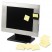 SUPER STICKY POP-UP NOTE DISPENSER FOR 2 X 2 SELF-STICK NOTES, BLACK BASE