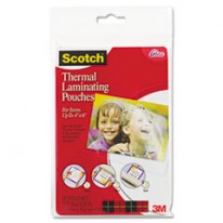 PHOTO SIZE THERMAL LAMINATING POUCHES, 5 MIL, 6 X 4, 20/PACK