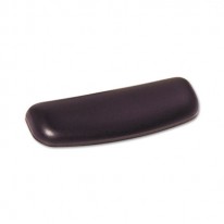 GEL MOUSE/TRACKBALL WRIST REST, BLACK LEATHERETTE