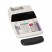 GEL MOUSE/TRACKBALL WRIST REST, BLACK LEATHERETTE