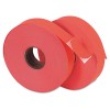 PRICEMARKER 1156 ONE-LINE LABELS, 3/4 X 1-1/4, FLUORESCENT RED, 2 ROLLS/PACK