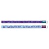 DECORATED PENCIL, READY, SET, BEST FOR THE TEST, BLUE/PURPLE BARREL, 12/PACK