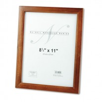 SOLID OAK HARDWOOD FRAME, 8-1/2 X 11, WALNUT FINISH