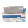 43324403 HIGH-YIELD TONER (TYPE C8), 5000 PAGE-YIELD, CYAN