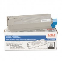 43324404 HIGH-YIELD TONER (TYPE C8), 5000 PAGE-YIELD, BLACK