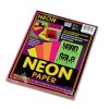 ARRAY COLORED BOND PAPER, 24LB, 8-1/2 X 11, ASSORTED NEON, 100 SHEETS/PACK