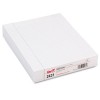 COMPOSITION PAPER WITH RED RULE, 16 LBS., 8 X 10-1/2, WHITE, 500 SHEETS/PACK