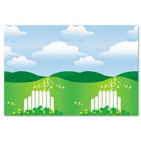 FADELESS DESIGNS BULLETIN BOARD PAPER, LANDSCAPE, 50 FT X 48
