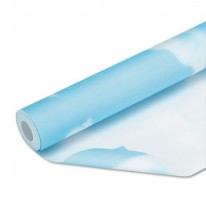 FADELESS DESIGNS BULLETIN BOARD PAPER, CLOUDS, 50 FT X 48