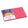 CONSTRUCTION PAPER, 58 LBS., 12 X 18, SCARLET, 50 SHEETS/PACK