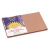 CONSTRUCTION PAPER, 58 LBS., 12 X 18, LIGHT BROWN, 50 SHEETS/PACK