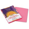 CONSTRUCTION PAPER, 58 LBS., 9 X 12, PINK, 50 SHEETS/PACK