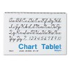 CHART TABLETS, UNRULED, 24 X 16, WHITE, 25 SHEETS/PAD