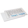 CHART TABLETS W/CURSIVE COVER, RULED, 24 X 16, WHITE, 25 SHEETS/PAD