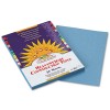 CONSTRUCTION PAPER, 58 LBS., 9 X 12, SKY BLUE, 50 SHEETS/PACK