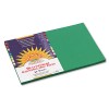 CONSTRUCTION PAPER, 58 LBS., 12 X 18, HOLIDAY GREEN, 50 SHEETS/PACK