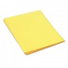 CONSTRUCTION PAPER, 58 LBS., 18 X 24, YELLOW, 50 SHEETS/PACK