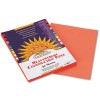 CONSTRUCTION PAPER, 58 LBS., 9 X 12, YELLOW-ORANGE, 50 SHEETS/PACK