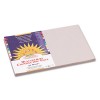 CONSTRUCTION PAPER, 58 LBS., 12 X 18, GRAY, 50 SHEETS/PACK