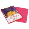 CONSTRUCTION PAPER, 58 LBS., 9 X 12, HOT PINK, 50 SHEETS/PACK