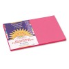CONSTRUCTION PAPER, 58 LBS., 12 X 18, HOT PINK, 50 SHEETS/PACK