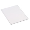 CONSTRUCTION PAPER, 58 LBS., 18 X 24, WHITE, 50 SHEETS/PACK