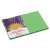 CONSTRUCTION PAPER, 58 LBS., 12 X 18, BRIGHT GREEN, 50 SHEETS/PACK