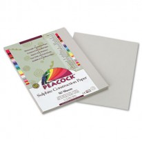 PEACOCK SULPHITE CONSTRUCTION PAPER, 76 LBS., 9 X 12, PEARL GRAY, 50 SHEETS/PACK