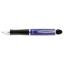 PHD 3-IN-1 BALLPOINT MULTIFUNCTION RETRACTABLE PEN/PENCIL, ASSORTED INK, MEDIUM