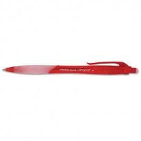 PRO-FIT BALLPOINT RETRACTABLE PEN, RED INK, MEDIUM, DOZEN