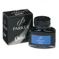 SUPER QUINK WASHABLE INK FOR PARKER PENS, 2 OZ BOTTLE, BLUE