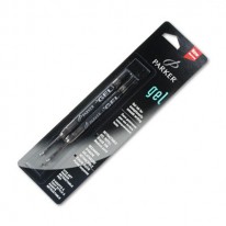 REFILL FOR GEL INK ROLLER BALL PENS, MEDIUM, BLACK INK, 2/PACK