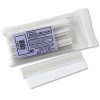 REMOVABLE ADHESIVE LABEL HOLDERS, SIDE LOAD, 6 X 1, CLEAR, 10/PACK