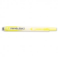 HANDY-LINE S RETRACTABLE & REFILLABLE HIGHLIGHTER, YELLOW
