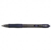 G2 ROLLER BALL RETRACTABLE GEL PEN, NAVY INK, FINE, DOZEN