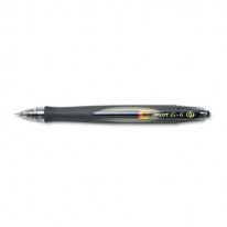 G6 GEL ROLLER BALL PEN, RETRACTABLE, REFILLABLE, BLACK INK, 0.7MM FINE