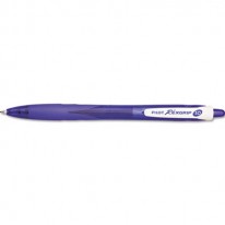 REXGRIP BEGREEN BALLPOINT RETRACTABLE PEN, BLUE INK, MEDIUM, DOZEN