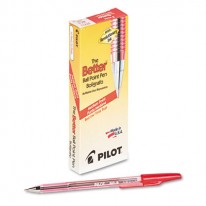 BETTER BALLPOINT STICK PEN, RED INK, MEDIUM, DOZEN