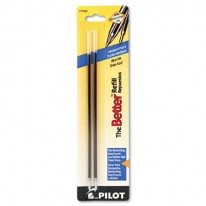 REFILL, NON-RETRACT BETTER/BETTERGRIP/EASYTOUCH BALLPOINT, MED, BLUE, 2/PACK