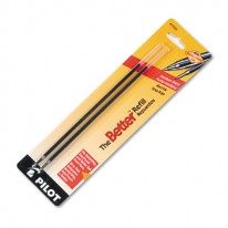 REFILL, NON-RETRACT BETTER/BETTERGRIP/EASYTOUCH BALLPOINT, MED, RED, 2/PACK