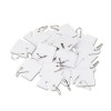 REPLACEMENT SLOTTED KEY CABINET TAGS, 1 5/8 X 1 1/2, WHITE, 20/PACK